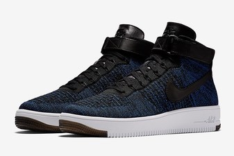 Nike Air Force 1 Mid Flyknit 全新“Game Royal”配色设计释出