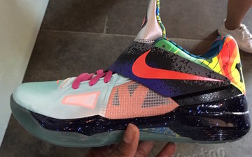 设计师展示Nike KD 4 What The实物