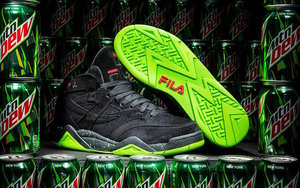 FILA与饮料品牌合作推出 Mountain Dew GLX x FILA M-Squad