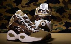 三方合作款 BAPE x mita sneakers x Reebok Question 1st Camo