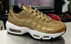 金子弹即将发售，Nike Air Max 95“Metallic Gold”