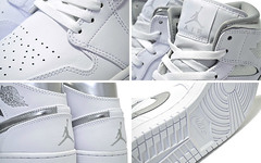 硬核小清新-Jordan 1 Mid “白银”现已在北美发售