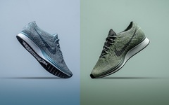 开心果绿or蓝莓？Nike Flyknit Racer全新双色近赏