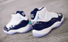 海浪声阵阵，Air Jordan 11 “Midnight Navy”实物谍照