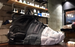 Air More Uptempo GS黑白灰三色实物曝光