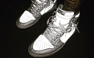 3M反光+镭射，新配色Air Jordan 1上脚照流出