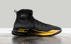 UA Curry 4 总决赛G4黑金配色细节图赏