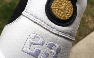 谍照曝光，Air Jordan 9 白／黑／金配色