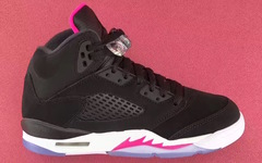 暴走萝莉，Air Jordan 5 GS“Hyper Pink”多角度实物拍摄