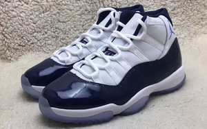 Air Jordan 11 “Midnight Navy”实物细节欣赏