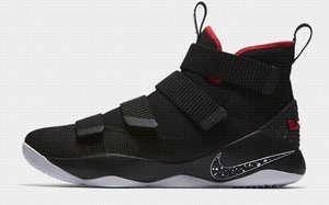 LeBron Soldier 11黑红配色官方预览