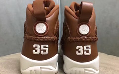 Air Jordan 9 “Baseball Glove”棕色款更多实物细节曝光