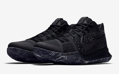 大理石纹外底，Nike Kyrie 3 “Triple Black”八月发售