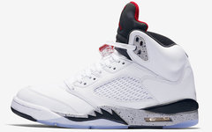 Air Jordan 5 “White Cement”官方图集