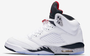 Air Jordan 5 “White Cement”官方图集