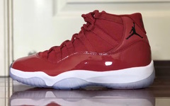 Air Jordan 11 “Gym Red”更多实物细节预览