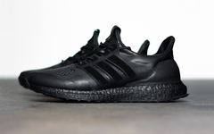 质感绝佳，皮革版 UltraBOOST“Triple Black”定制作品