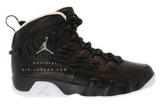 Air Jordan 9 “Baseball”黑色款官方展示