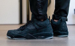 KAWS x Air Jordan 4黑色版本定档明年