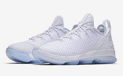 Nike LeBron 14 Low “White Ice”官方图赏