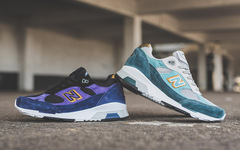 蓝紫色调，New Balance 991.5 全新双色