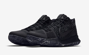 冷面杀手，Nike Kyrie 3黑武士配色现已上架