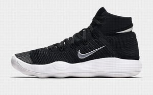 Nike React Hyperdunk 2017 Flyknit黑白配色预览