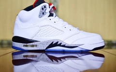  Air Jordan 5 “White Cement”实物欣赏