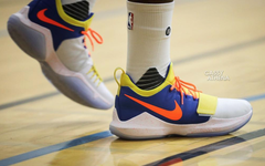 Paul George首度上脚官方配色Nike PG 1 OKC 