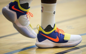 Paul George首度上脚官方配色Nike PG 1 OKC 