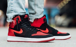 经典升级还是颠覆翻车？Air Jordan 1 Flyknit “Banned”上脚欣赏
