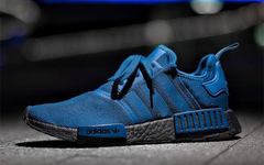 耐脏！蓝黑拼色 NMD R1 “Black/Blue” 配色曝光！