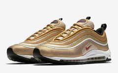 金秋独享，Nike Air Max 97 Ultra 全新“Metallic Gold”配色