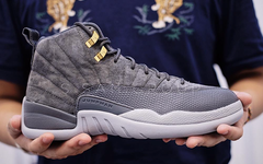 暗灰金扣，Air Jordan 12 “Dark Grey”实物欣赏