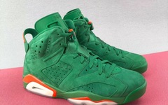 Air Jordan 6 "Gatorade"绿色麂皮款将限量发售