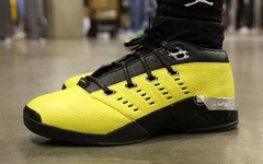 实物上脚曝光！SoleFly x Air Jordan 17 Low “Lightning” 