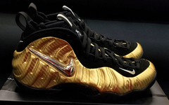 奢华金色，Nike Air Foamposite Pro “Metallic Gold”10月发售