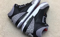 细节近赏，Air Jordan 3 OG “Black Cement”实物再度曝光