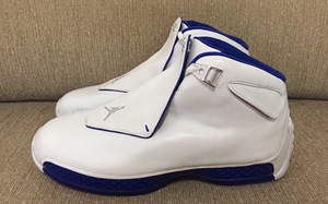 定档明年1月！Air Jordan 18 白蓝复刻确认