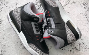 明年2月回归，Air Jordan 3 OG “黑水泥”实物欣赏