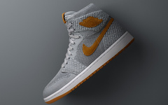 Air Jordan 1 Flyknit “Wolf Grey”官方预览释出