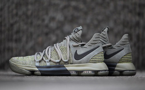 军绿硬朗配色，Nike KD 10 “Dark Stucco”实物释出