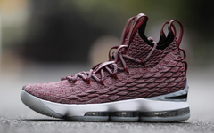 多图细节欣赏，Nike LeBron 15 “Wine”年前发售