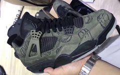  KAWS x Air Jordan 4 "Olive"原来是Fake！