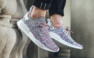 纯正雪花，NMD R1 “Color Static”上脚近赏