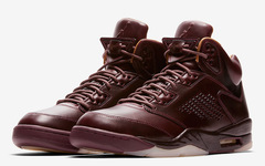 绝佳质感！Air Jordan 5 Premium“Bordeaux”即将登场