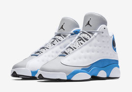 清爽白蓝！Air Jordan 13 GS“Italy Blue”官图及发售信息释出