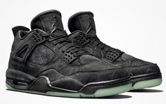 Kaws X Air Jordan 4“Black”明日正式登场！