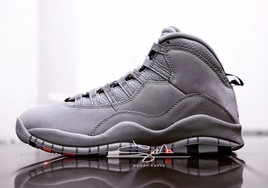 脚底见彩虹！Air Jordan 10“Cool Grey”细节近赏