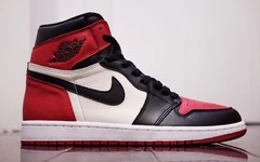 绝佳质感！Air Jordan 1 Retro High OG“Bred Toe”细节近赏